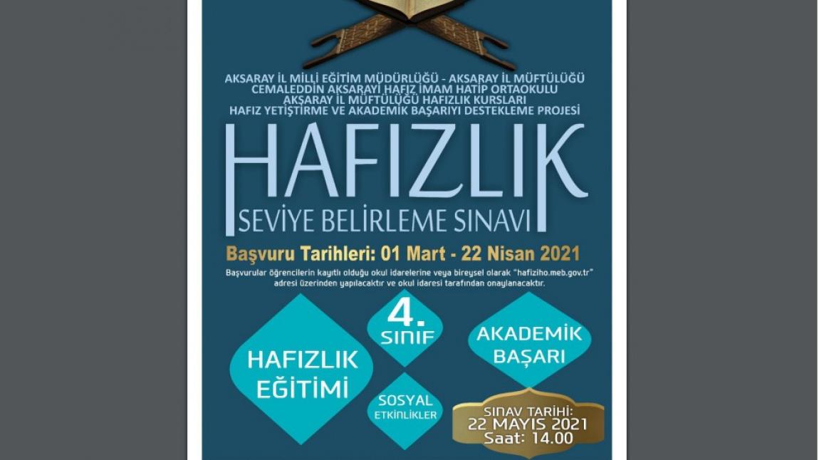 Hafızlık Seviye Belirleme Sınavı